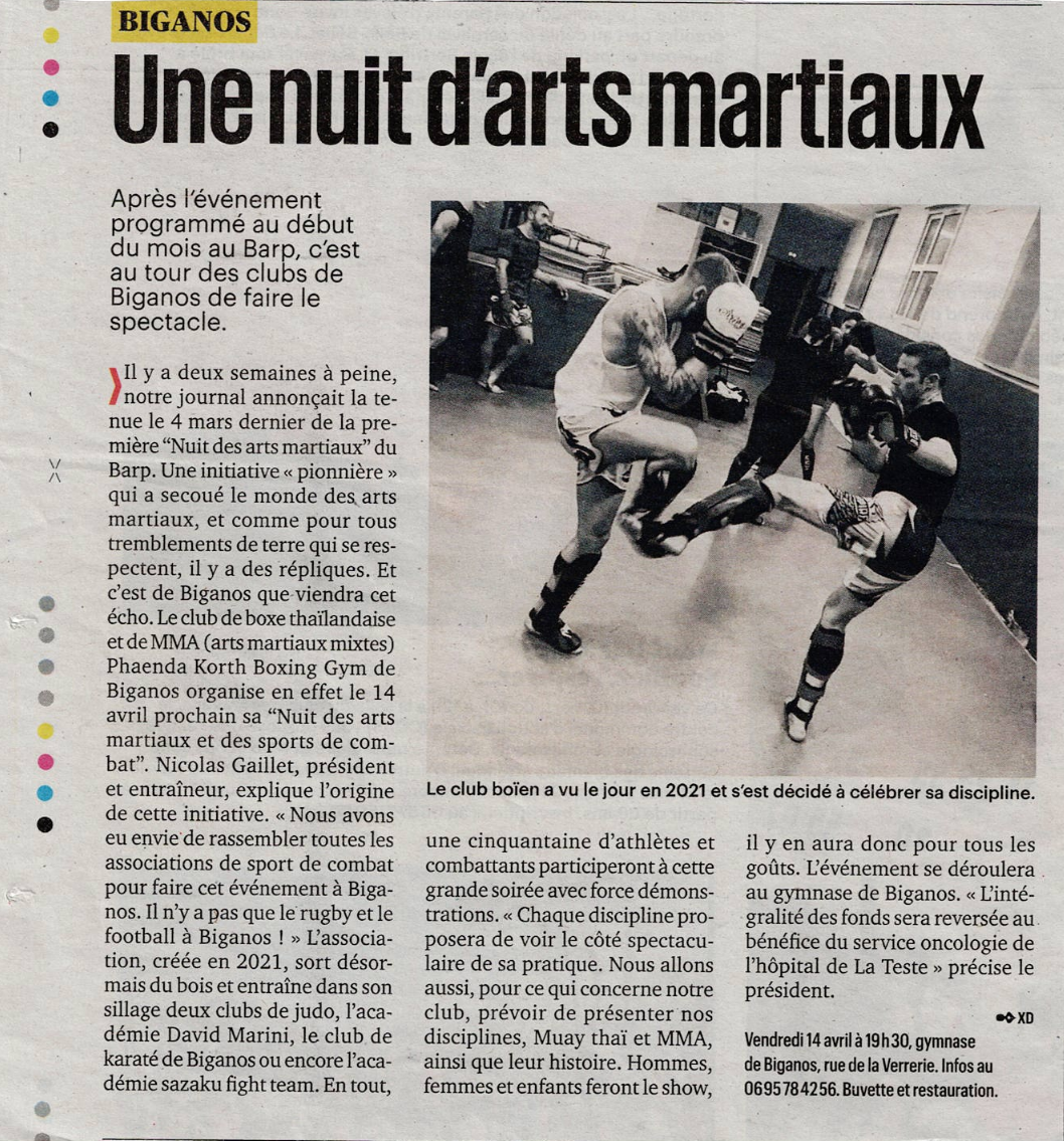 Nuit des arts martiaux